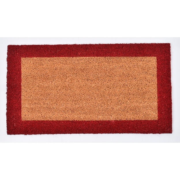 https://ak1.ostkcdn.com/images/products/is/images/direct/a62698412225e58c7fae20980940e2501c00272c/Evideco-Sheltered-Front-Door-Mat-Coir-Coco-Fibers-Rug-24x13-Inch-Natural-Border-Red.jpg