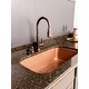 preview thumbnail 4 of 2, Rivera Copper 31.25" Single Bowl Undermount Kitchen Sink