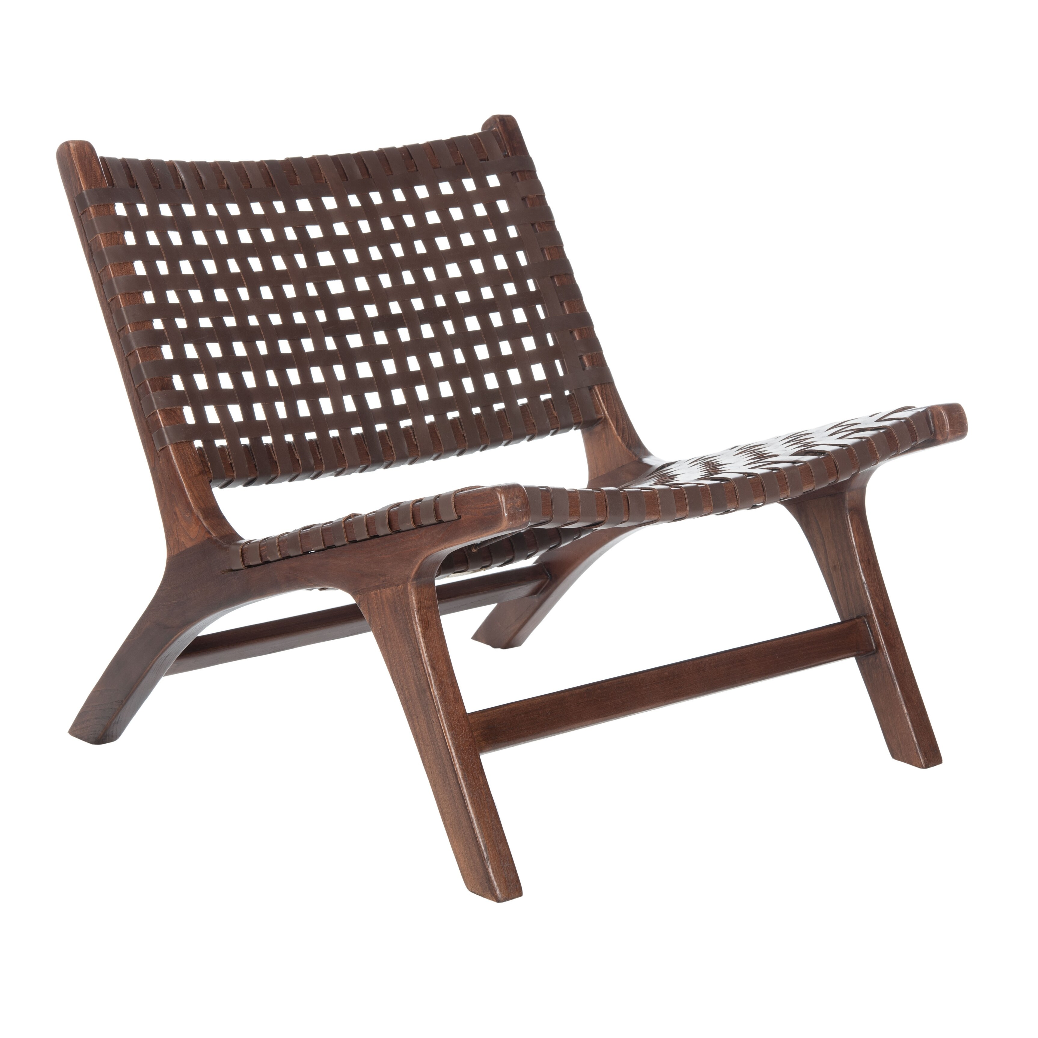 Safavieh woven leather chair best sale