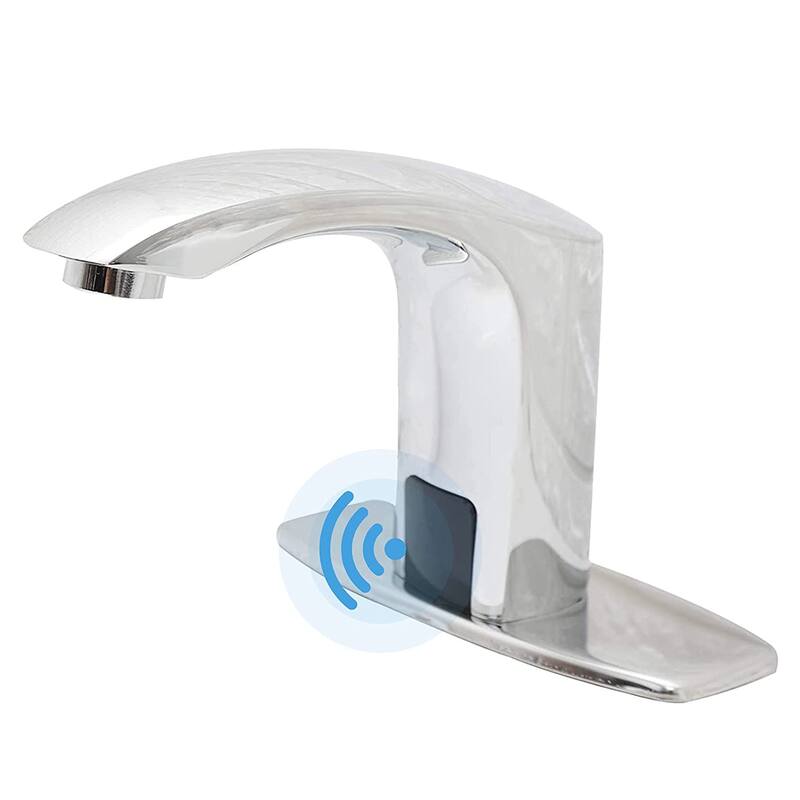 Touchless Bathroom Sink Faucet Automatic Sensor Single Hole Modern Bathroom Vanity Basin Faucets Smart Mixer Taps With Valve
