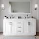 Option White / White Quartz Top / Matte Black Hardware
