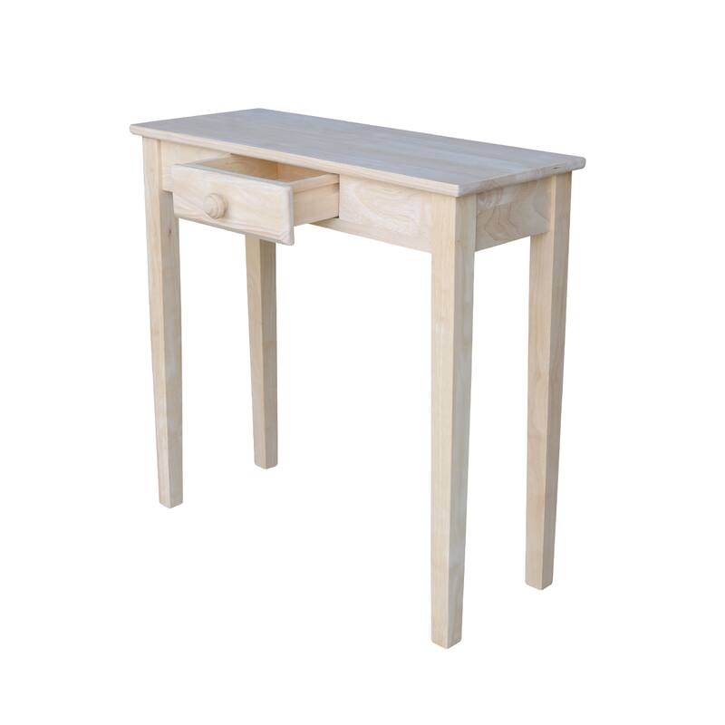 The Gray Barn Moonshine Unfinished Single-drawer Hall Table