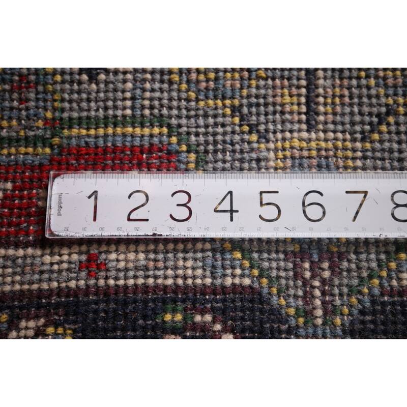 Geometric Kazak Oriental Accent Rug Handmade Traditional Wool Carpet - 3'0"x 4'11"