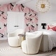 preview thumbnail 22 of 20, Skyla Boucle Swivel Chair