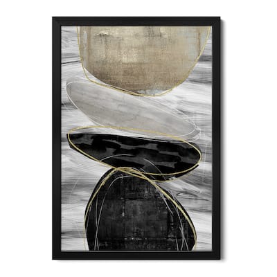 Stagger Premium Framed Poster by Nikki Chu