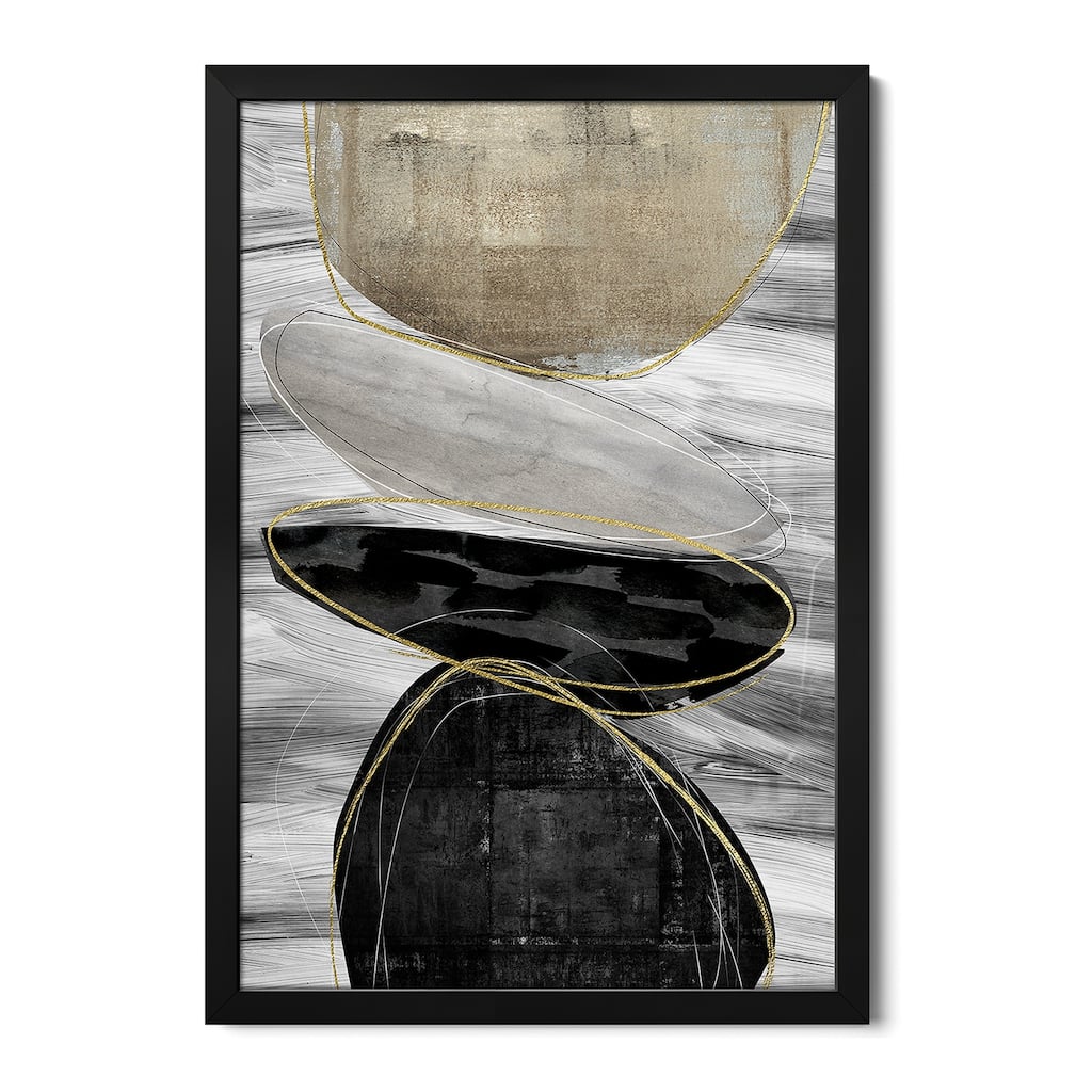 Stagger Premium Framed Poster by Nikki Chu