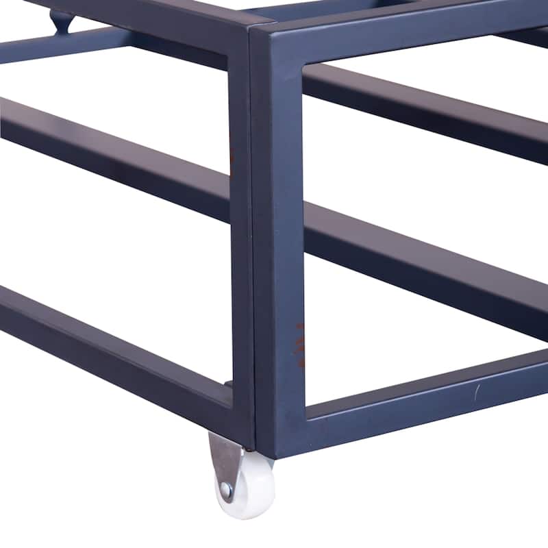 Vintage Series Distressed Metal Twin Metal Trundle