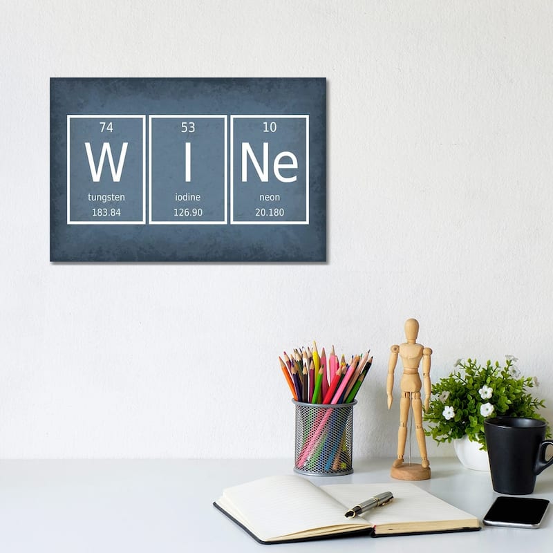 iCanvas "Wine" by GetYourNerdOn Canvas Print - 8x12x0.75