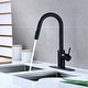 preview thumbnail 8 of 45, Ultra Faucets Euro Collection Single-Handle Kitchen Faucet With Pull-Down Spray