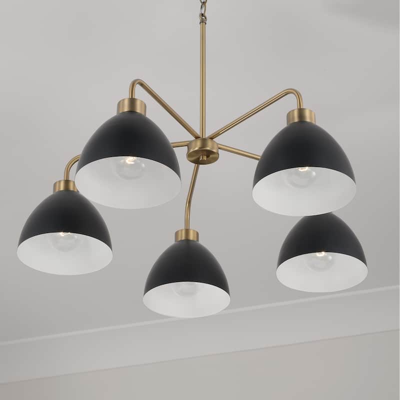 Ross 5-Light Chandelier - 30"W x 9.50"H