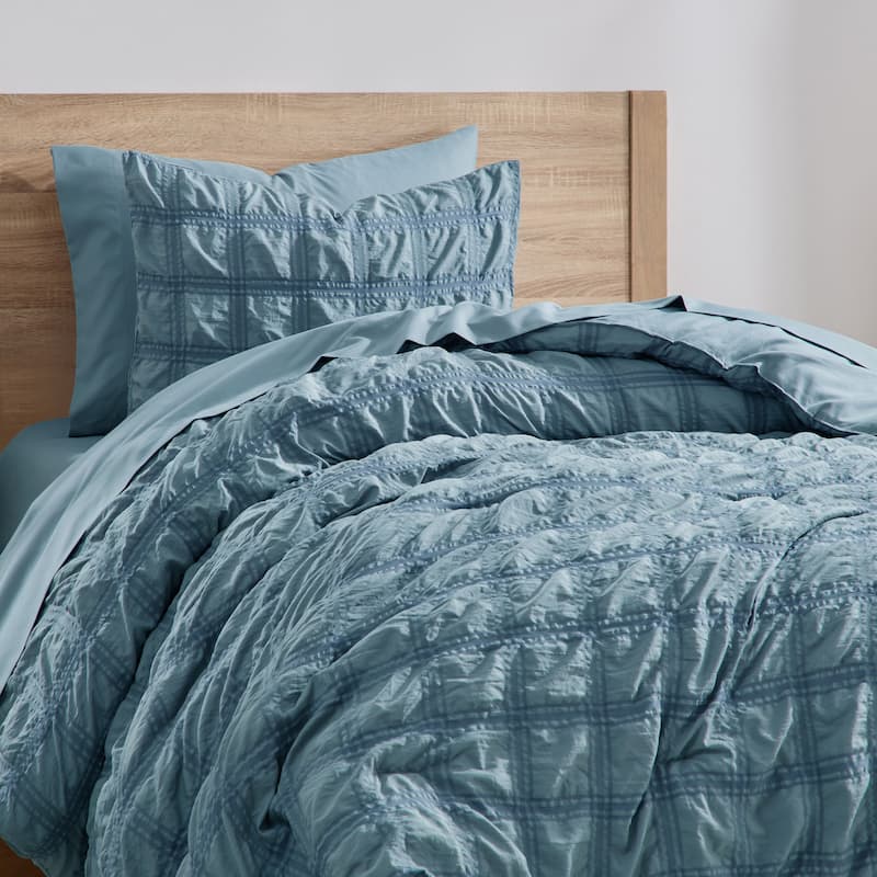 Empyrean Modern Comforter Seer Sucker