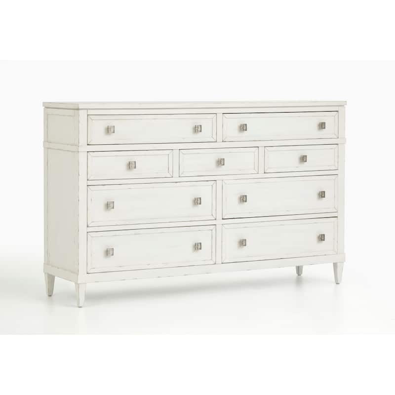 Magnussen Home Gardenia Bay White Drawer Dresser - 9-drawer