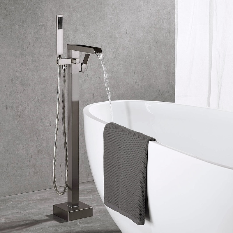 PROOX Waterfall bath Tub Filler with Hand Shower Faucet