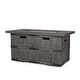 preview thumbnail 9 of 22, Arnton Outdoor Lightweight Concrete 48" Outdoor 40,000 BTU Rectangular Fire Pit by Christopher Knight Home