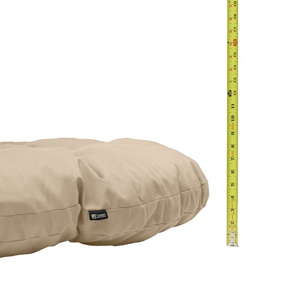 Classic Accessories Montlake Water-Resistant 50 Inch Papasan Cushion (Chair is not included)