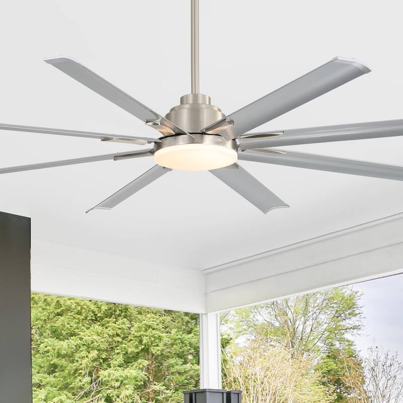 72 Inch Smart Ceiling Fan with Light