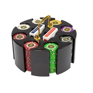 200 Ct Gold Rush 13.5 Gram Chip Set - Wooden Carousel