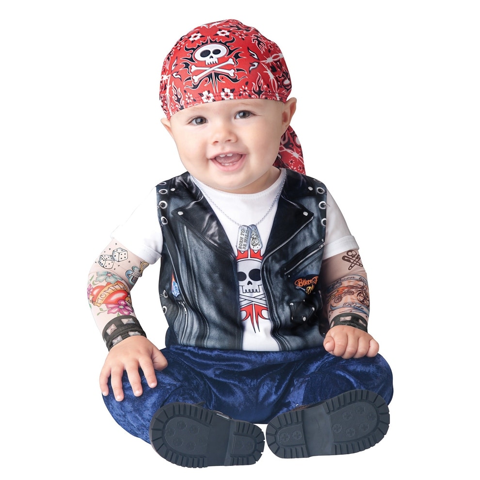 infant biker jacket