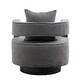 preview thumbnail 43 of 42, Accent Open Back Chair Modern Comfy Sofa Chair With Base, Club Chair Leisure Arm Chair For Lounge