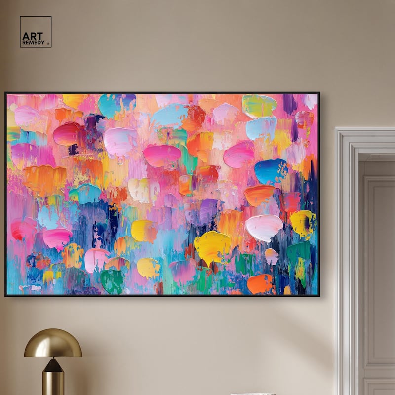 Jubilee of Colors Canvas by Art Remedy
