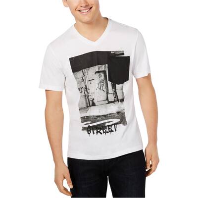 I.N.C Mens Street Graphic T-Shirt