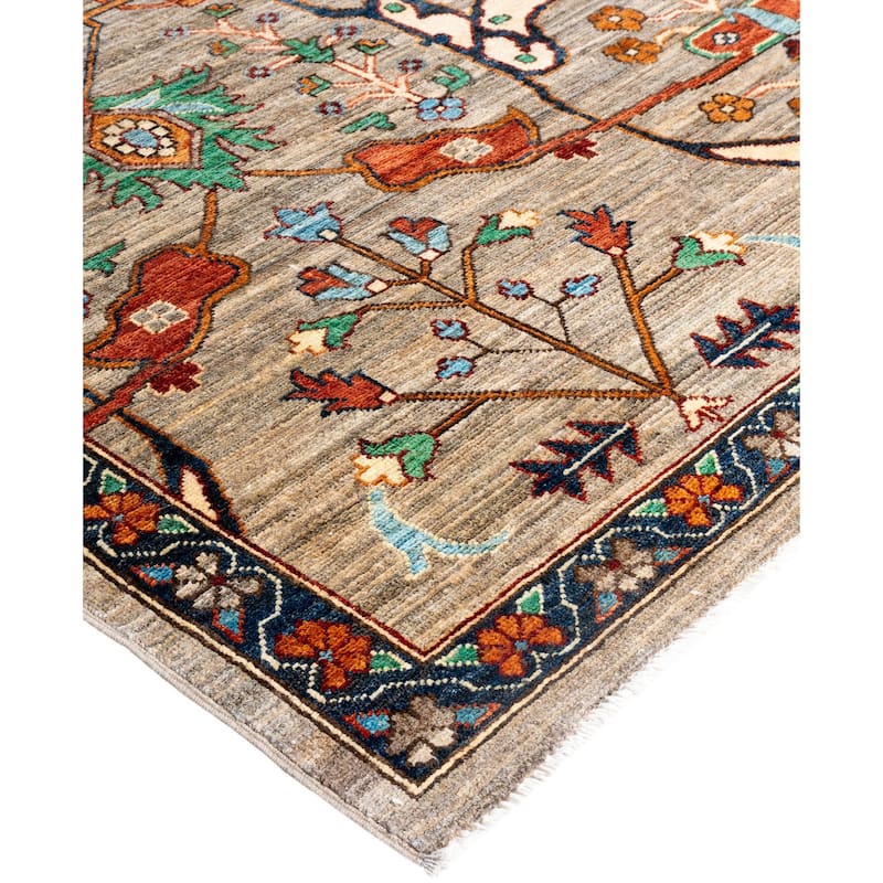 Serapi One-of-a-Kind Hand-Knotted Area Rug - Brown - 9' 0" x 12' 2"