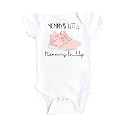 Running - Baby Boy Girl Clothes Infant Bodysuit Funny Cute Newborn 1D