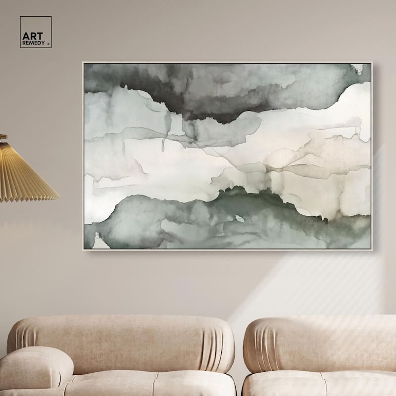 Pigment Flow Canvas by Art Remedy