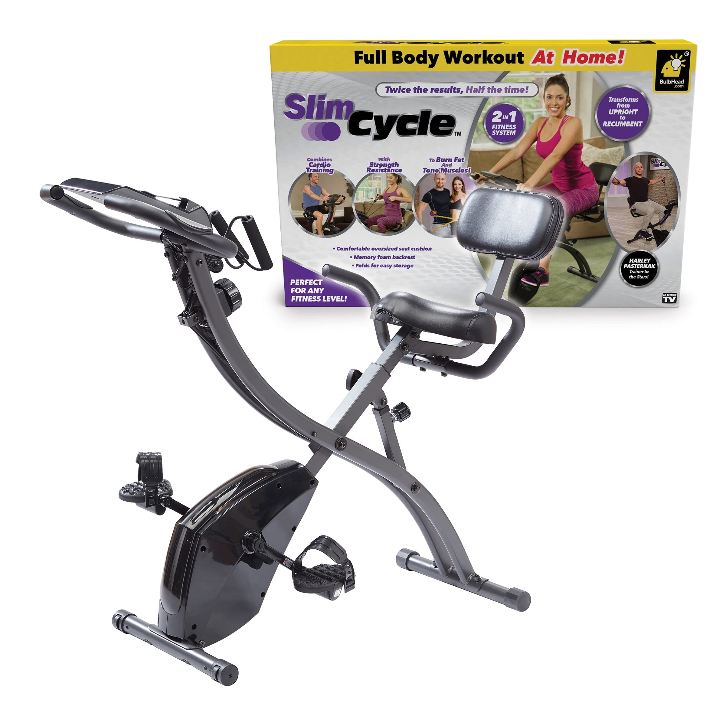 Exercise bike with wide seat 2025