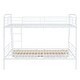 preview thumbnail 46 of 71, Full XL Over Queen Metal Frame Bunk Bed with Ladder and Guardrails