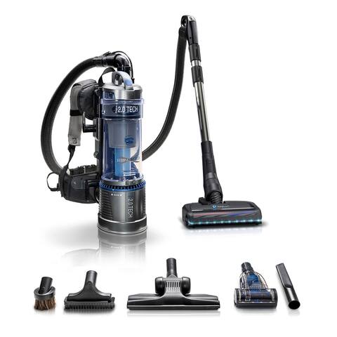Prolux Lightweight Bagless Backpack Vacuum w/ Power Nozzle and 5yr Warranty - 11"x14"x22"