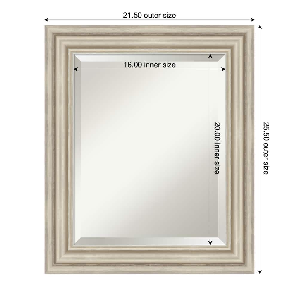 Sierra Beveled Wood Framed Wall Mirror
