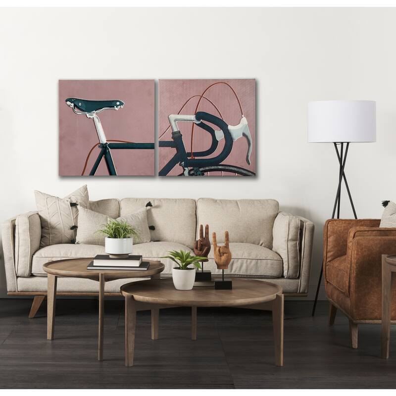 Bike Handle II (30 x 30) Canvas Art Print