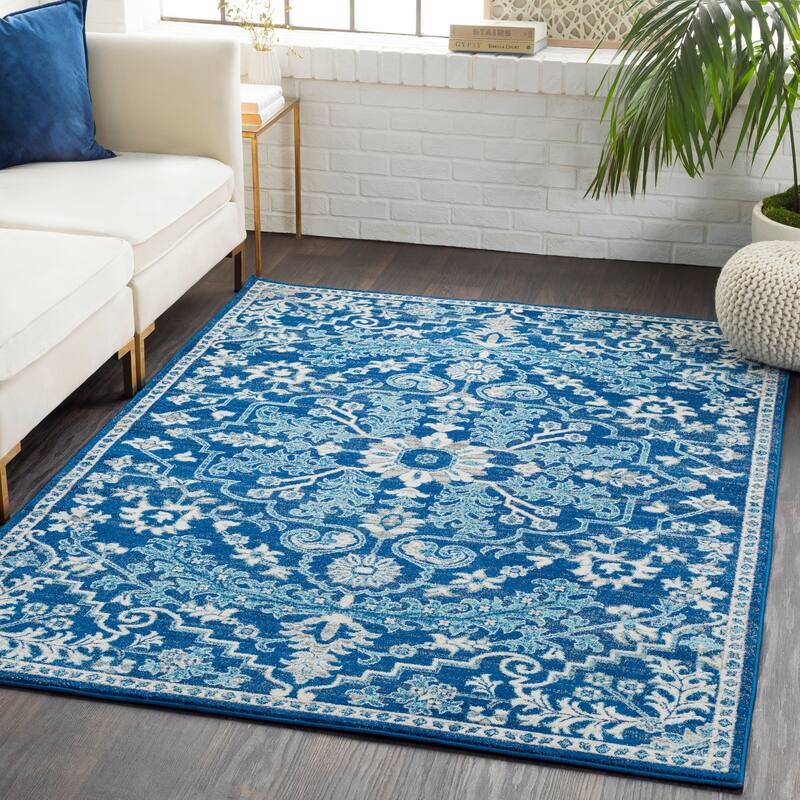 Artistic Weavers Caressa Vintage Boho Area Rug - 9'3" x 12'6" - Navy