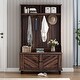 preview thumbnail 2 of 32, Hall Tree Entryway Bench Storage Bench for Entrance -17.7"Wx40.15"D