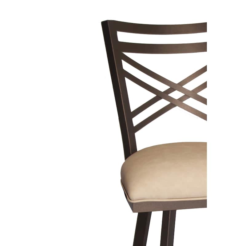 Tempo Furniture Rebecca Swivel 26" Counterstool/30" Barstool by Furnish Theory
