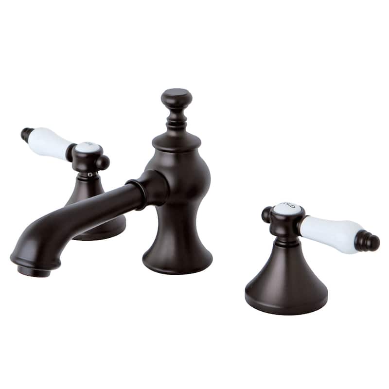 Bel-Air Widespread Bathroom Faucet with Brass Pop-Up - Oil Rubbed Bronze