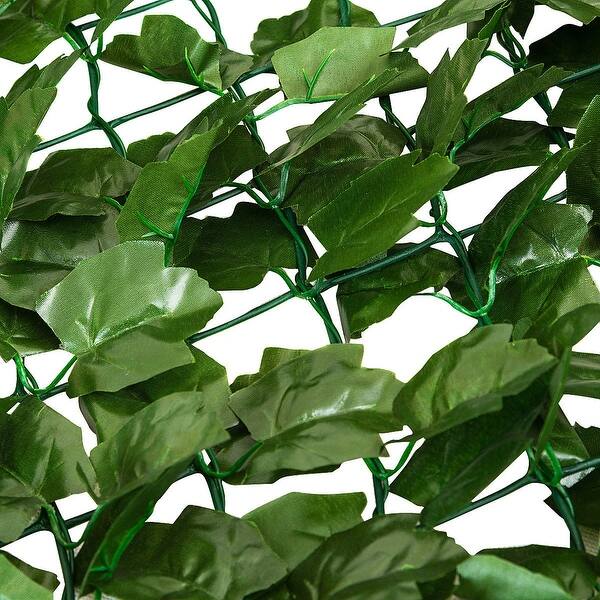 Shop Costway 59 X95 Faux Ivy Leaf Decorative Privacy Fence