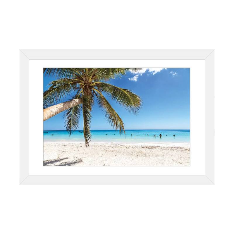 iCanvas "Tulum Beach, Mexico" by Matteo Colombo PFA - White - 24x32x1