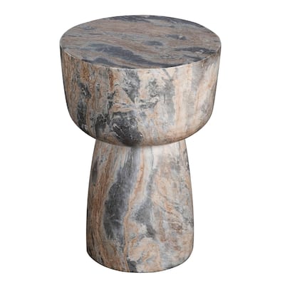 Bristol Side Table, Marble Finish