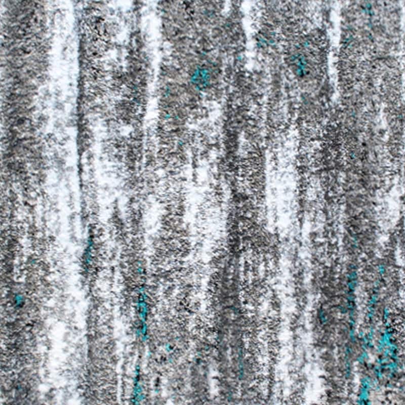 Distressed Motif Indoor Jute Back Olefin Area Rug