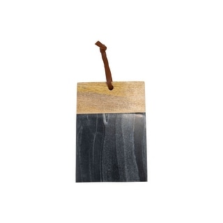 Small Marble and Wood Cutting Board