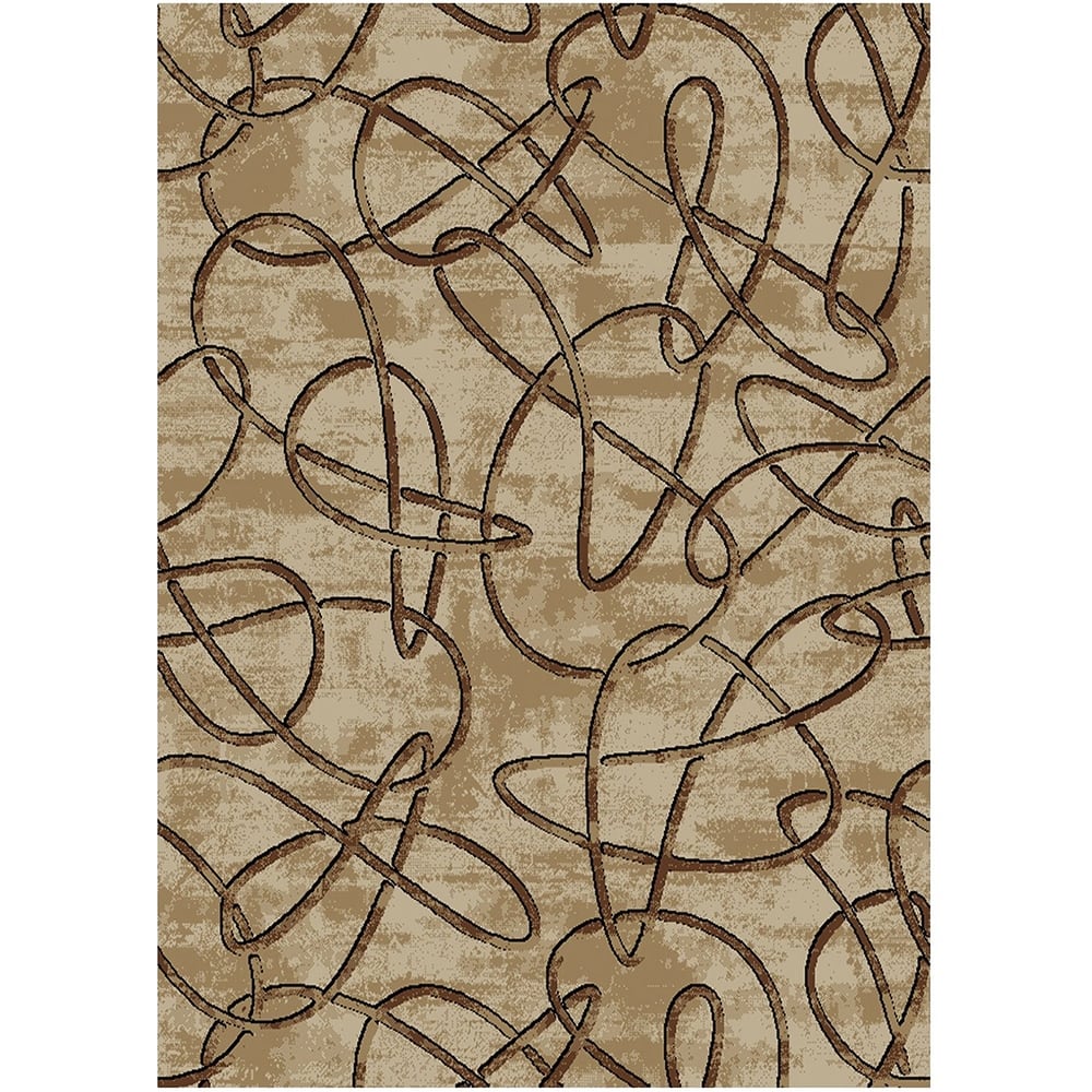 City Scribble Multi Contemporary Area Rug