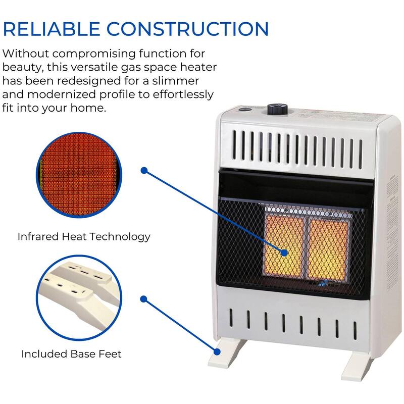 Duluth Forge MN100TPA-B 10,000 BTU Natural Gas Portable Heater with