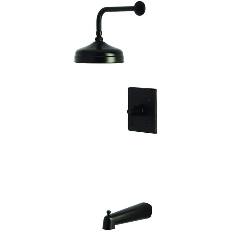 Kingston Brass KB634.NDL NuvoFusion Tub and Shower Trim Package with