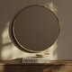 preview thumbnail 48 of 80, Classic Wooden Frame Farmhouse Round Wall Mirror