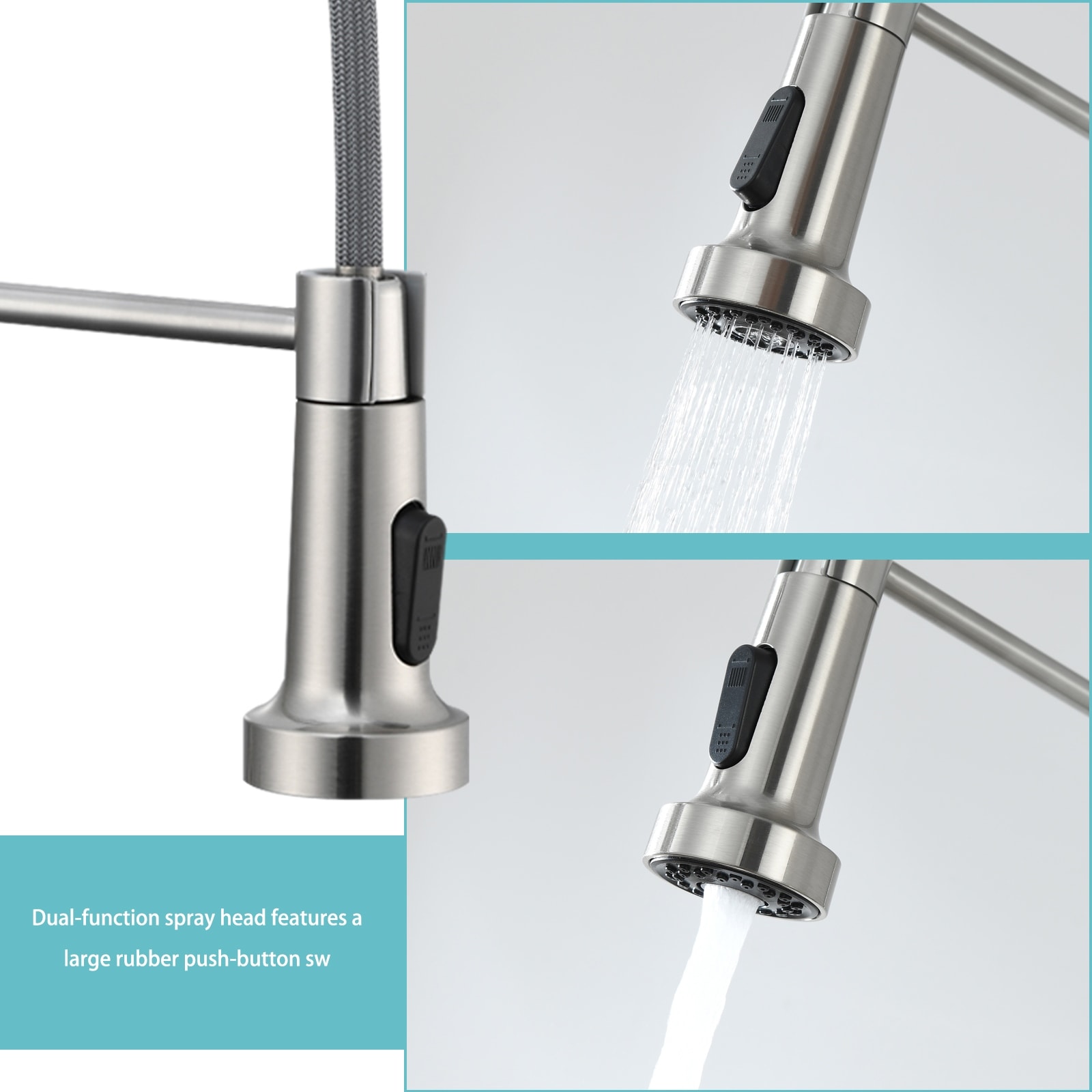 Single Handle Pull Down Sprayer Kitchen Faucet Single Handle with