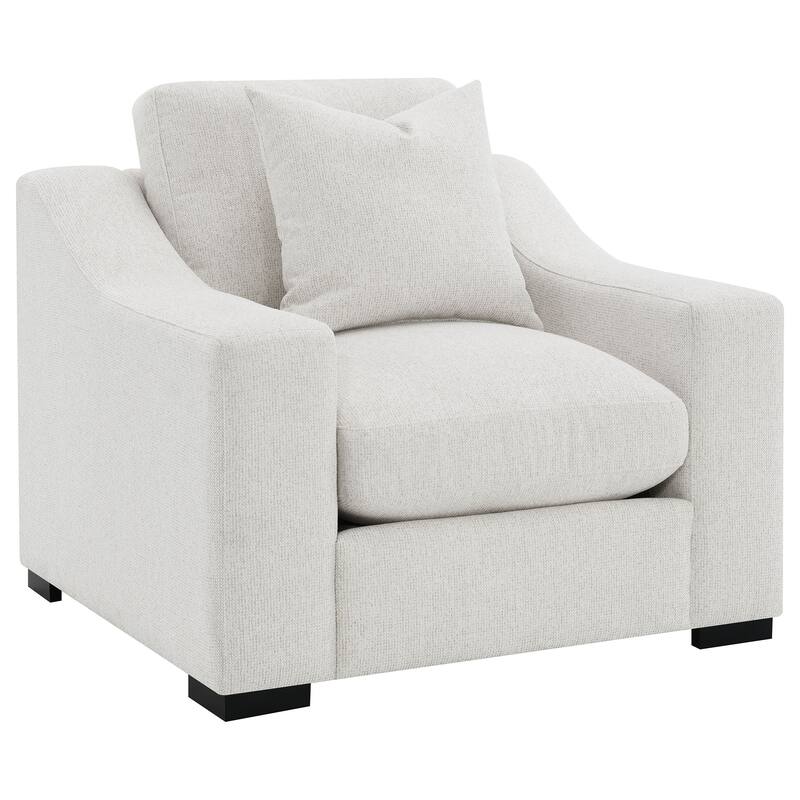 Ashlyn Upholstered Sloped Arm Sofa Set