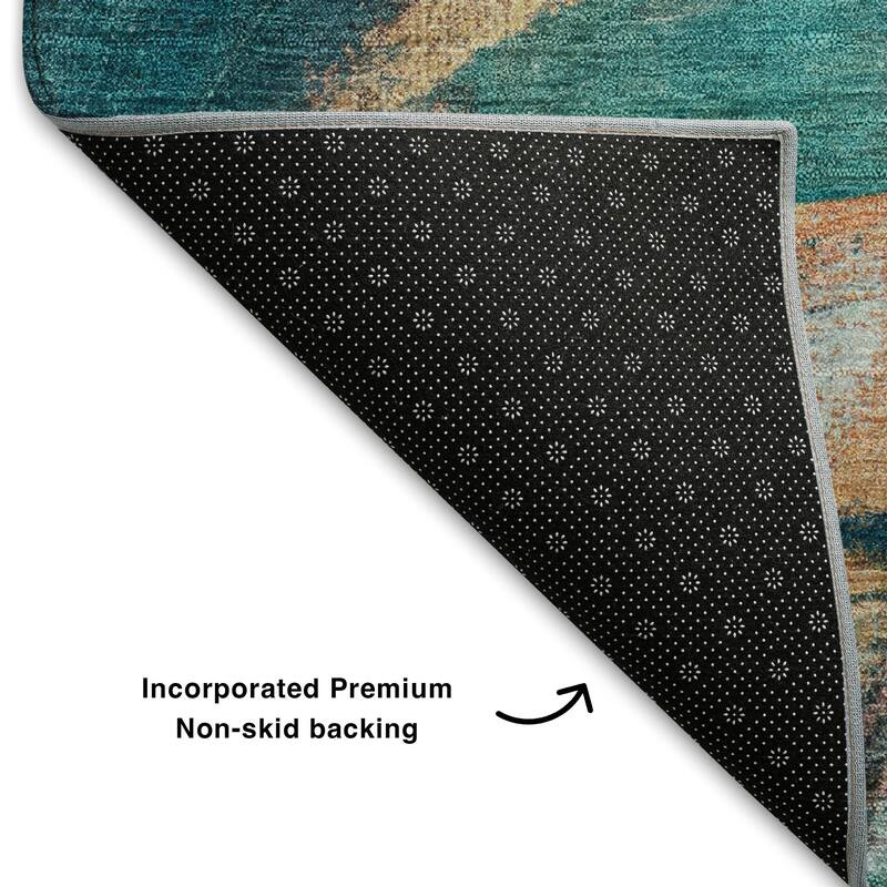 Premium Washable Super Soft Abstract Chic Mayfield Rug