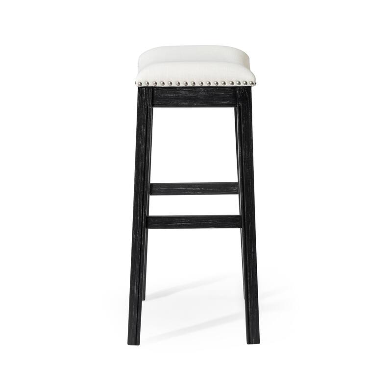 Maven Lane Adrien Saddle Kitchen Dining Stool